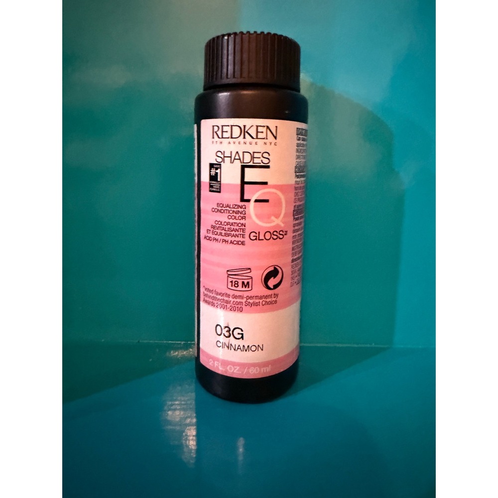 Redken Shades‎ EQ Gloss 3G Cinnamon Demi-Permanent Hair Color shine